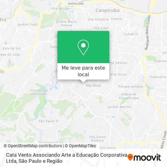 Cata Vento Associando Arte a Educação Corporativa Ltda mapa