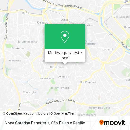Nona Caterina Panetteria mapa