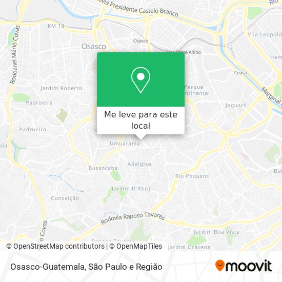 Osasco-Guatemala mapa