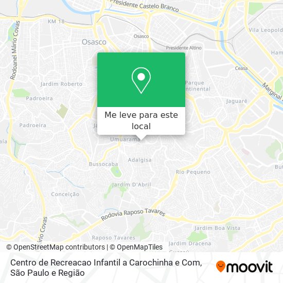 Centro de Recreacao Infantil a Carochinha e Com mapa