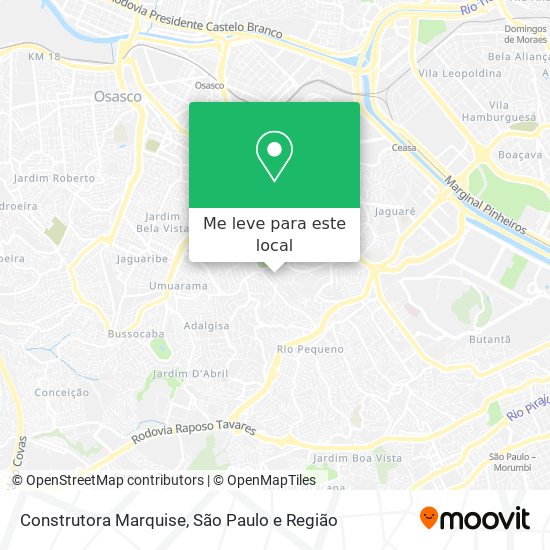 Construtora Marquise mapa