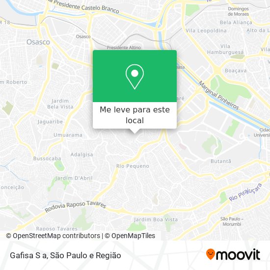 Gafisa S a mapa
