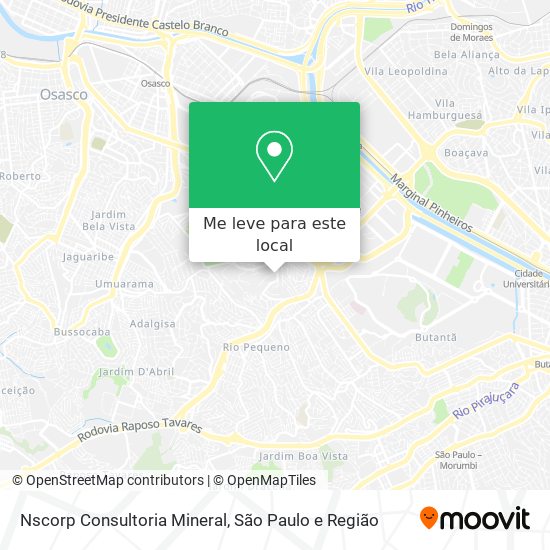 Nscorp Consultoria Mineral mapa