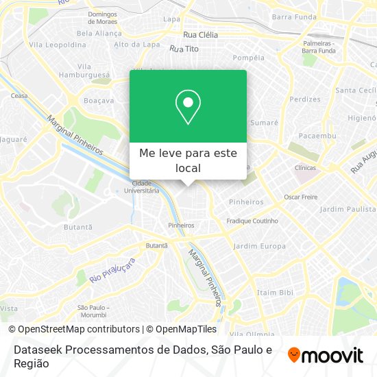 Dataseek Processamentos de Dados mapa