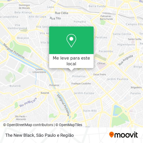 The New Black mapa