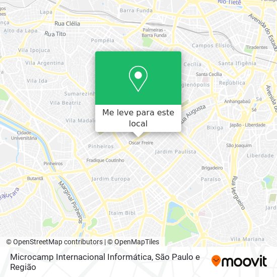 Microcamp Internacional Informática mapa