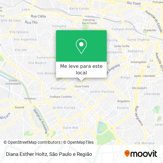 Diana Esther Holtz mapa