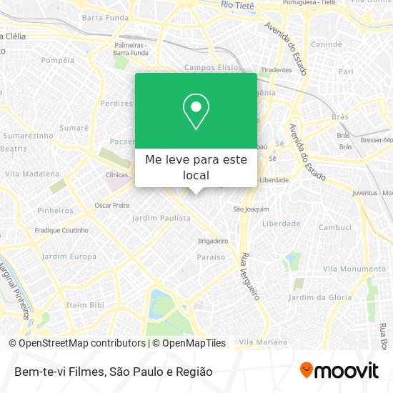 Bem-te-vi Filmes mapa