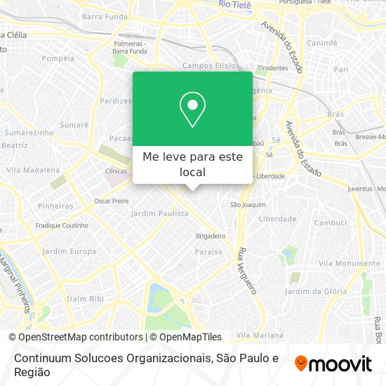 Continuum Solucoes Organizacionais mapa