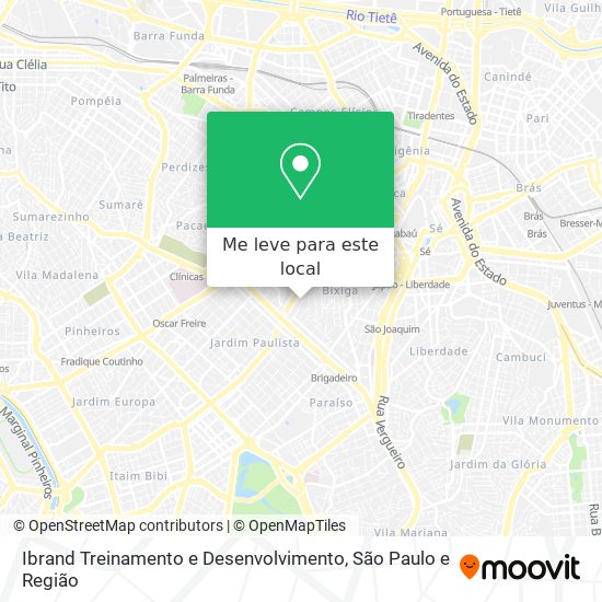 Ibrand Treinamento e Desenvolvimento mapa