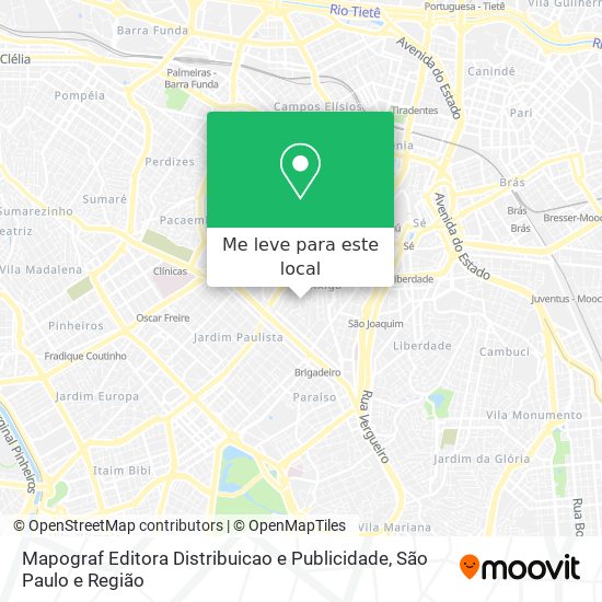 Mapograf Editora Distribuicao e Publicidade mapa