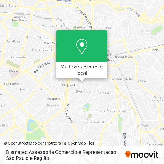 Dismatec Assessoria Comercio e Representacao mapa