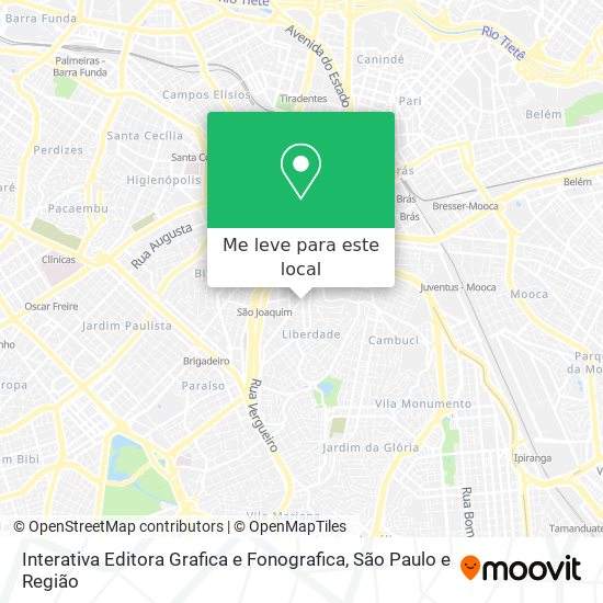 Interativa Editora Grafica e Fonografica mapa