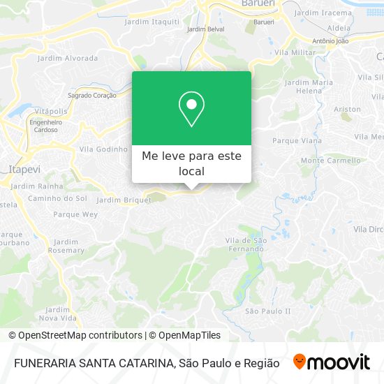 FUNERARIA SANTA CATARINA mapa