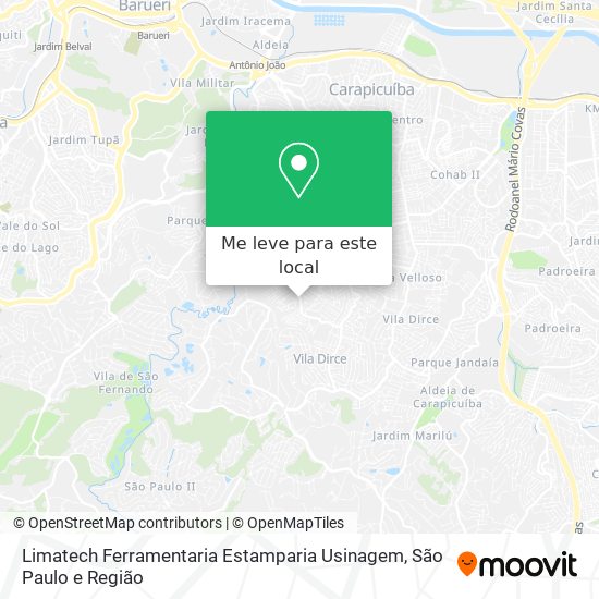 Limatech Ferramentaria Estamparia Usinagem mapa