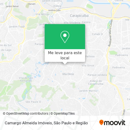 Camargo Almeida Imóveis mapa