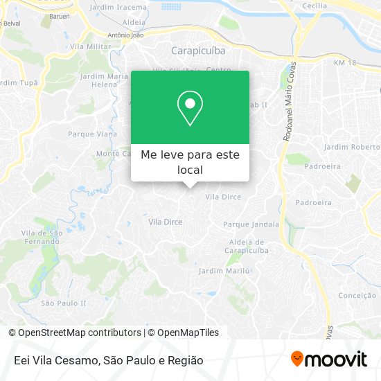 Eei Vila Cesamo mapa
