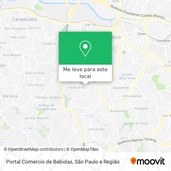 Portal Comercio de Bebidas mapa