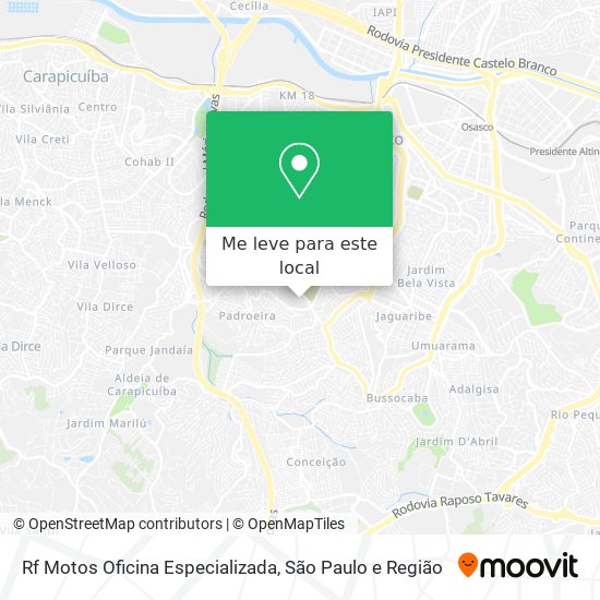 Rf Motos Oficina Especializada mapa