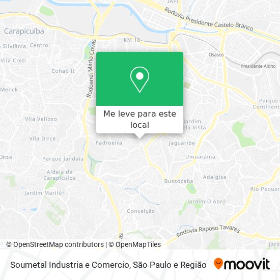 Soumetal Industria e Comercio mapa