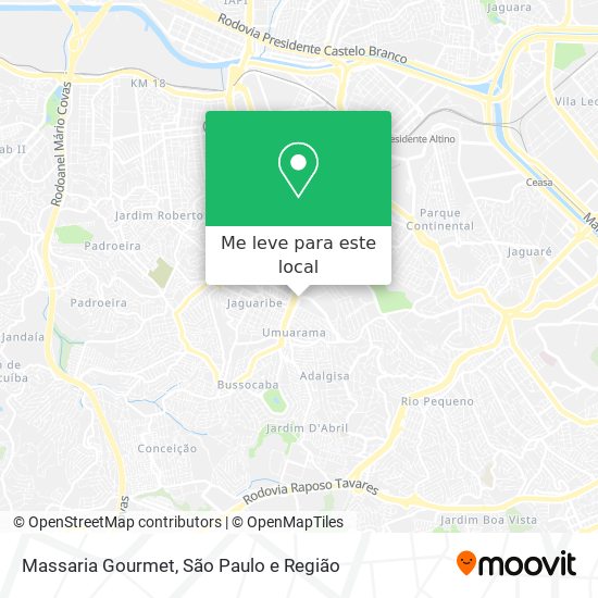 Massaria Gourmet mapa