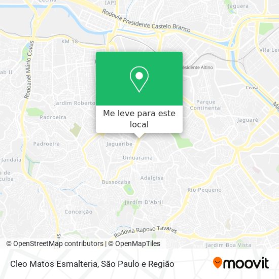 Cleo Matos Esmalteria mapa
