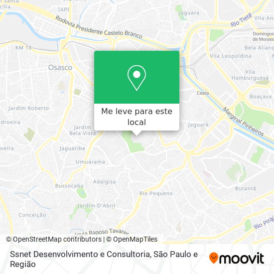 Ssnet Desenvolvimento e Consultoria mapa