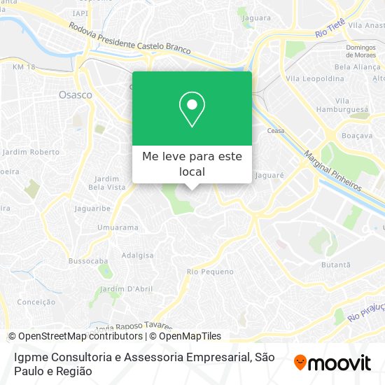 Igpme Consultoria e Assessoria Empresarial mapa