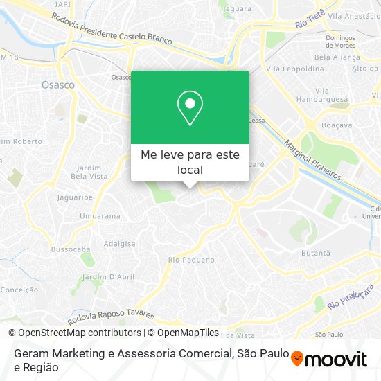 Geram Marketing e Assessoria Comercial mapa