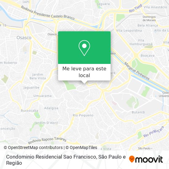 Condominio Residencial Sao Francisco mapa