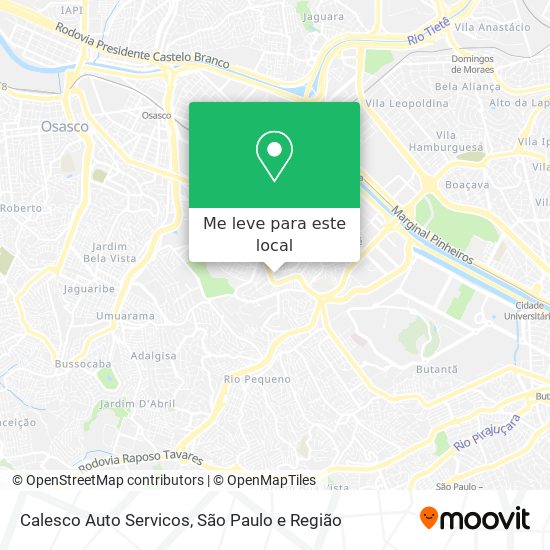 Calesco Auto Servicos mapa
