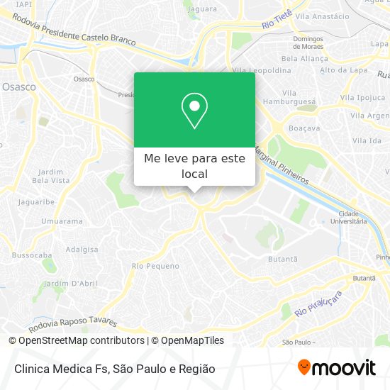 Clinica Medica Fs mapa