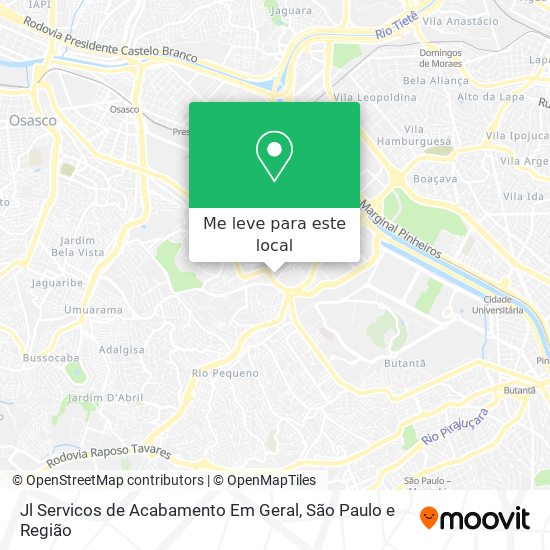 Jl Servicos de Acabamento Em Geral mapa