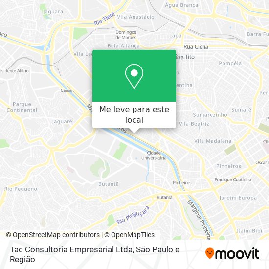 Tac Consultoria Empresarial Ltda mapa