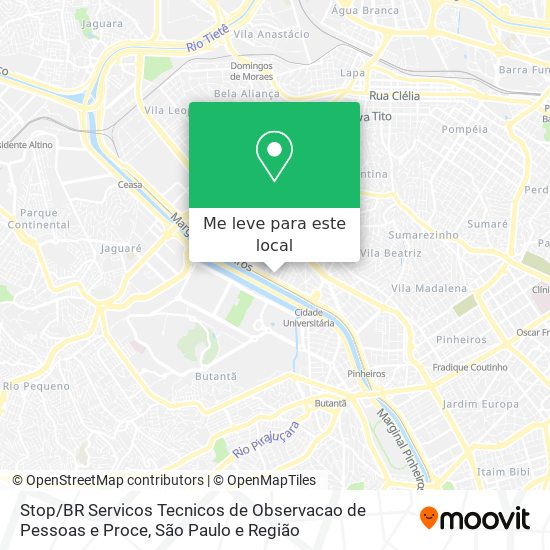 Stop / BR Servicos Tecnicos de Observacao de Pessoas e Proce mapa