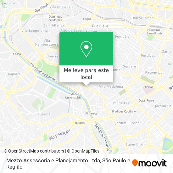 Mezzo Assessoria e Planejamento Ltda mapa