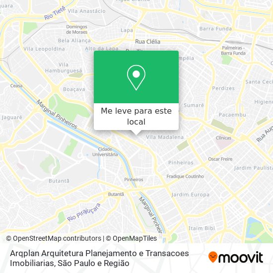 Arqplan Arquitetura Planejamento e Transacoes Imobiliarias mapa