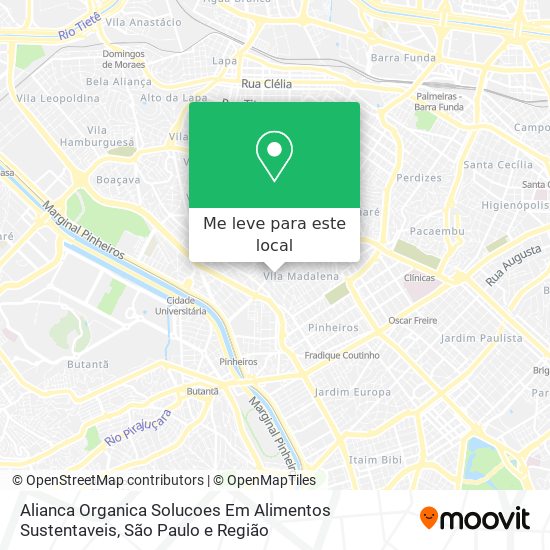 Alianca Organica Solucoes Em Alimentos Sustentaveis mapa