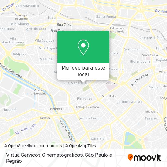 Virtua Servicos Cinematograficos mapa