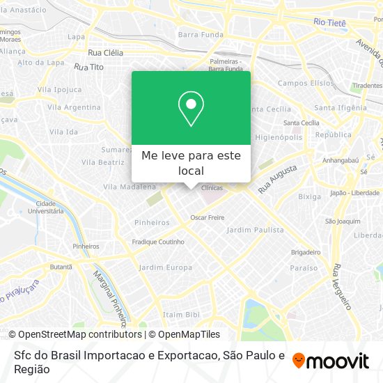 Sfc do Brasil Importacao e Exportacao mapa