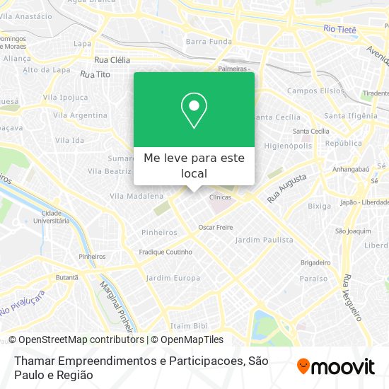 Thamar Empreendimentos e Participacoes mapa