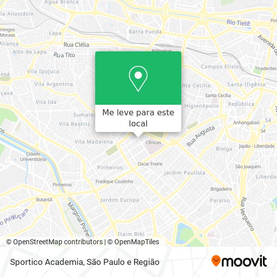 Sportico Academia mapa