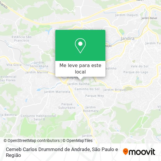 Cemeb Carlos Drummond de Andrade mapa