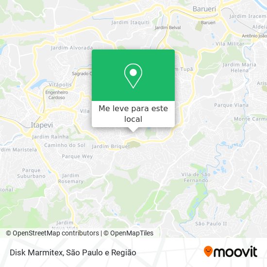 Disk Marmitex mapa