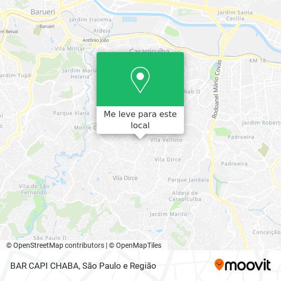 BAR CAPI CHABA mapa