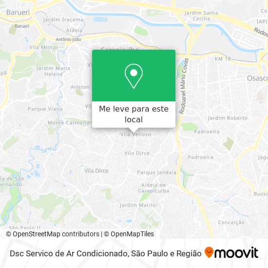Dsc Servico de Ar Condicionado mapa