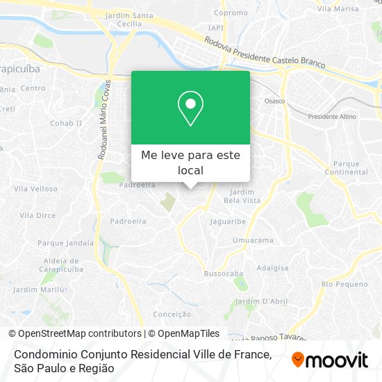 Condominio Conjunto Residencial Ville de France mapa