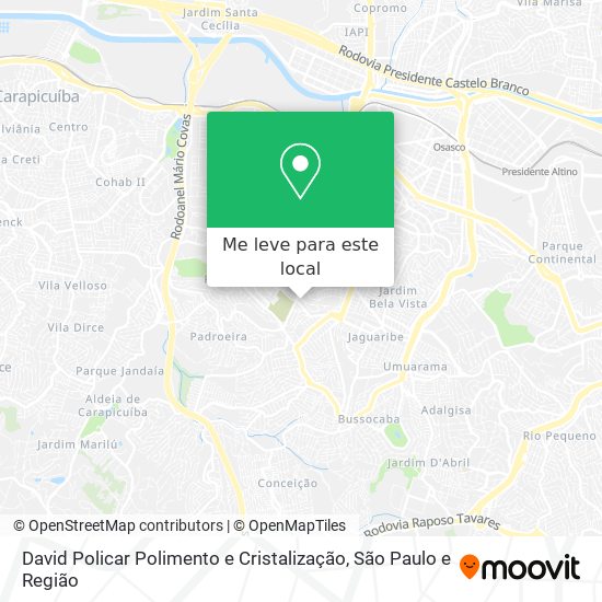 David Policar Polimento e Cristalização mapa