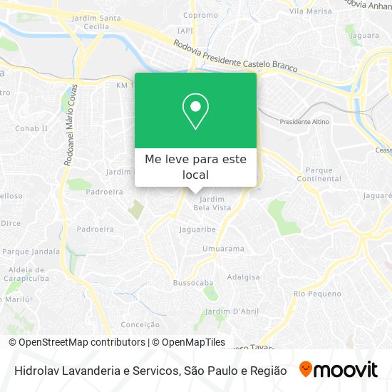 Hidrolav Lavanderia e Servicos mapa
