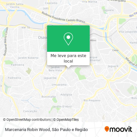 Marcenaria Robin Wood mapa